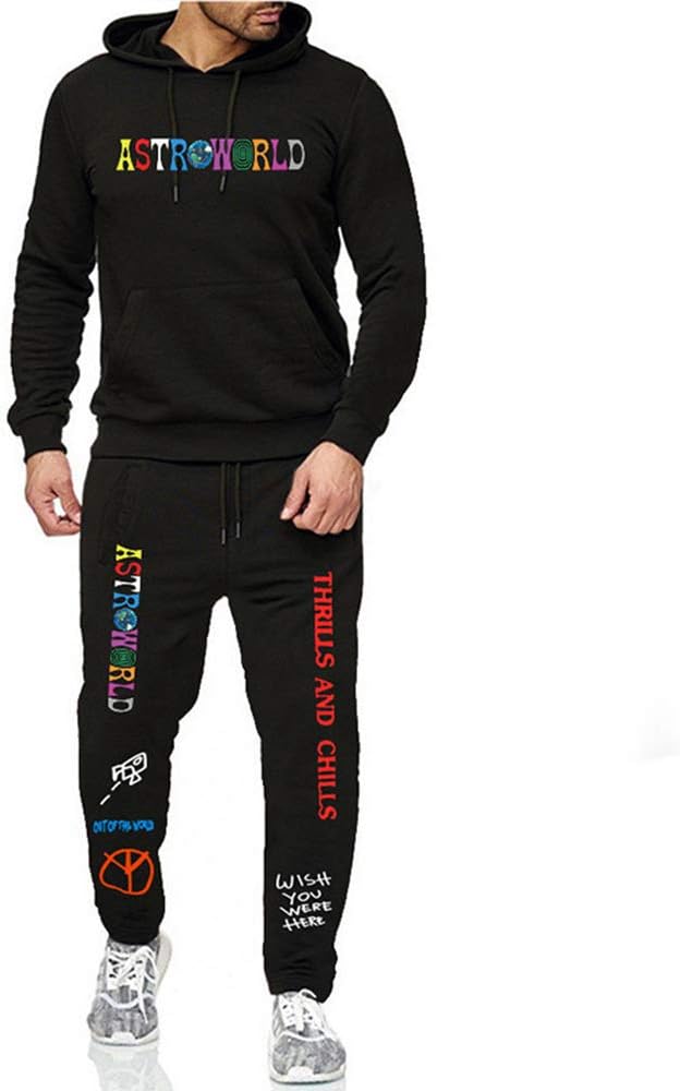 XXW Travis Scott Astroworld Pants Trouser Top Tops T-Shirts Sets