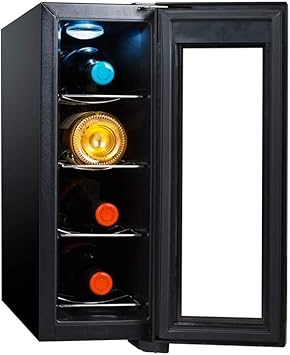 🥇 4 Botellas Vinoteca Nevera para Bebidas Vino del Refrigerador