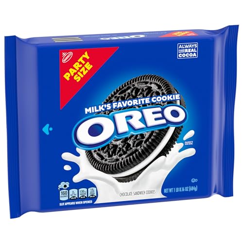 OREO CHOCOLATE SANDWICH COOKIES, PARTY SIZE, 24.16 OZ