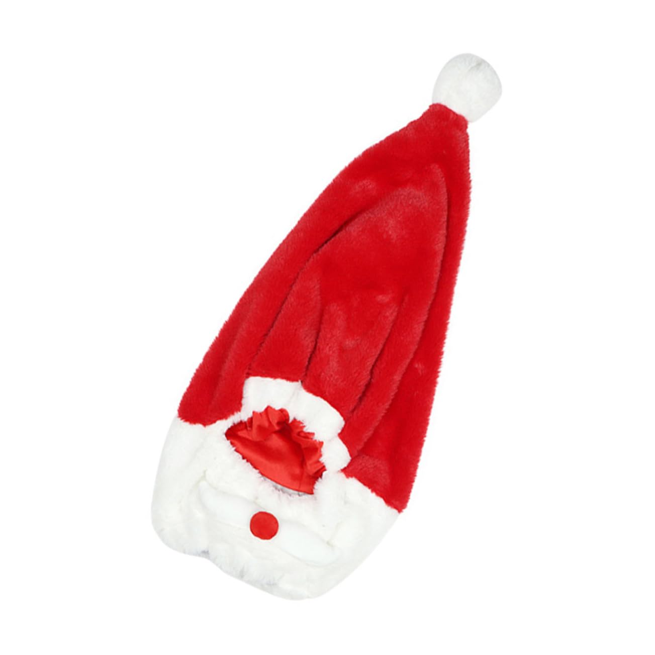 WINOMO Christmas Hat Cover Santa Claus Cover Motorbike Full Protection Hat Xmas Holiday Cosplay Costume Supplies