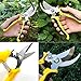 EAPFCT Pruning Shears Hand Pruners Garden Cutter Clippers Stainless Steel Bypass Pruning Kit Hydroponic Set of 2thumb 1