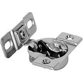 Blum 33B355AF22 Compact Face Fix Hinge 107&deg; with Spring and Mounting Plate, incl Screws, Pack of 2