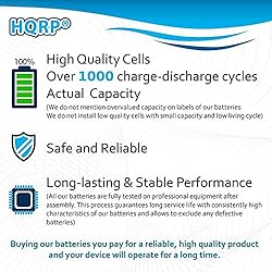 HQRP 750mAh Replacement Battery Compatible with
