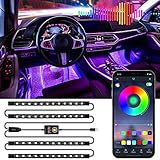 LivTee Smart RGB LED Interior Lights, 2 Lines
