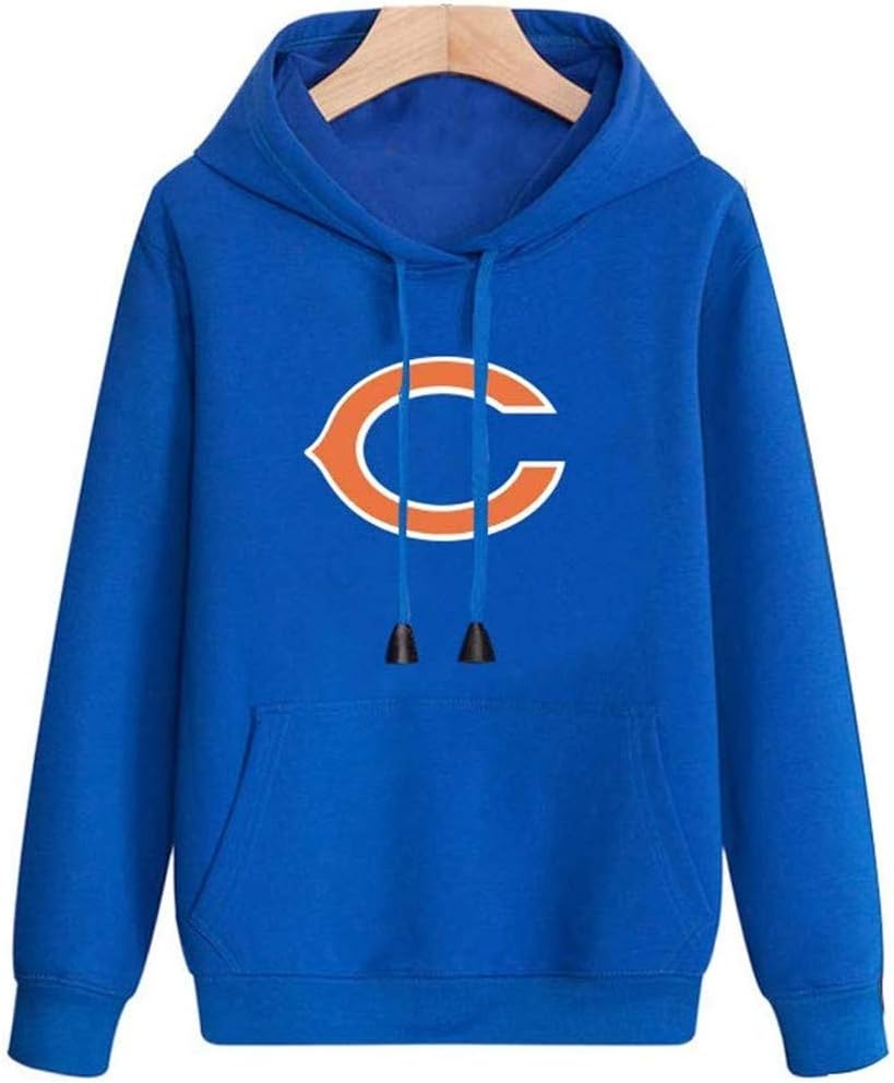 OuYang Men's Casual Pullover Hoodie Fan Jersey Sweatshirt (Color Black)