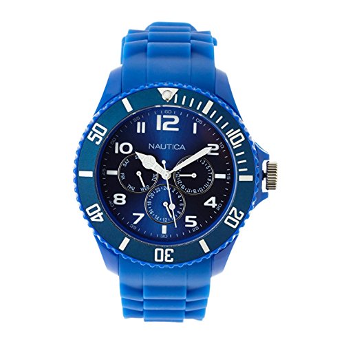Nautica Men's N00543 Sporty Blue Resin Watch