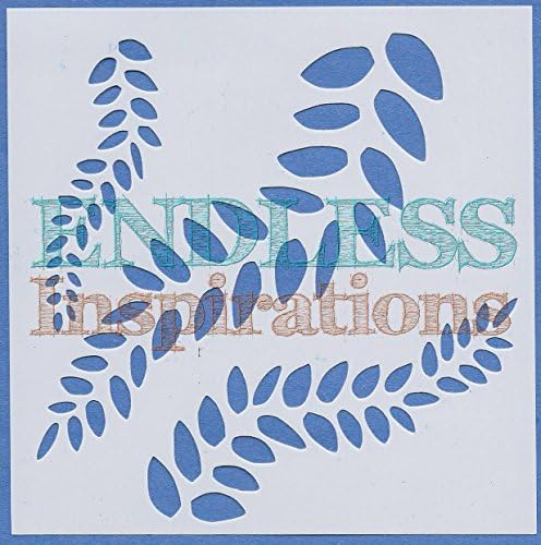Redbird Inspirations Original Stencil, 6x6 Inch, Leaves