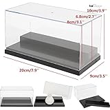Acrylic Display case 7.9 x 3.9 x 3.5 inches For Action Figures Toy Vinylmation lot any minifigures Fuko Lego Model Rock stone Home Display