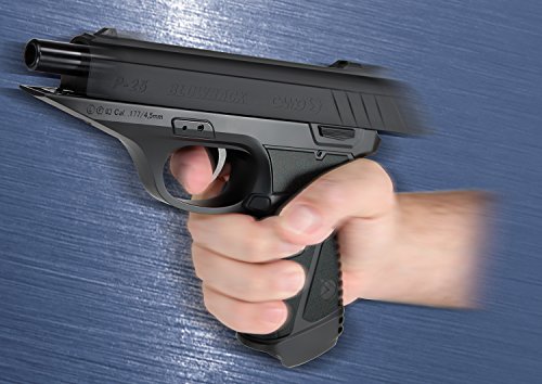 Gamo 611138054 P-25 Blowback CO2 Powered .177 Caliber Air Pistol,Black - Thumbnail 4