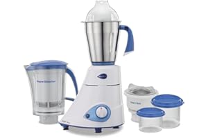 Preethi Blue Leaf Platinum Mixer Grinder with Juice Extractor