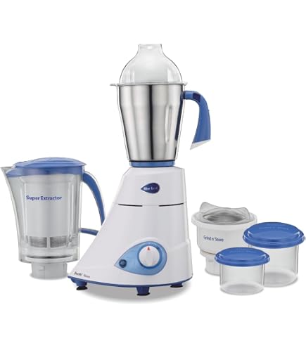 Amazon.com: Preethi Steele 3-Jar Mixer Grinder, 550-Watt: Home