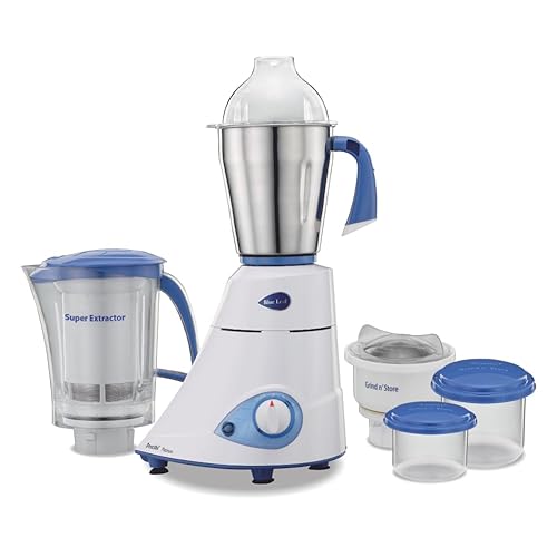 Preethi Blue Leaf Platinum 550 Watts Jar Indian Mixer Grinder