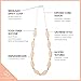 Goobie Baby Naomi Silicone Teething Necklace for Mom to Wear, Nursing Necklace Chew Bead (Gift Box Packaging – Peach/Cream)