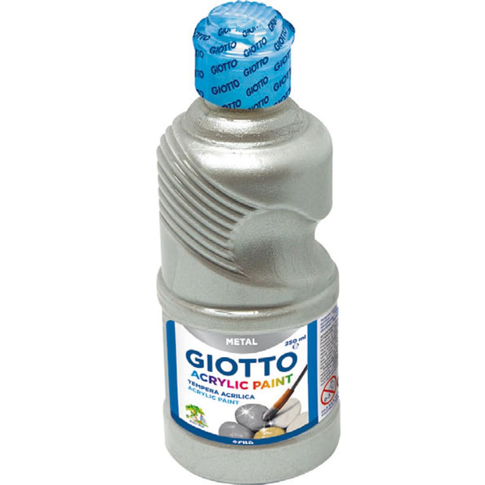 Giotto 533900 Studio 250 ml Acrylic Tube-Silver