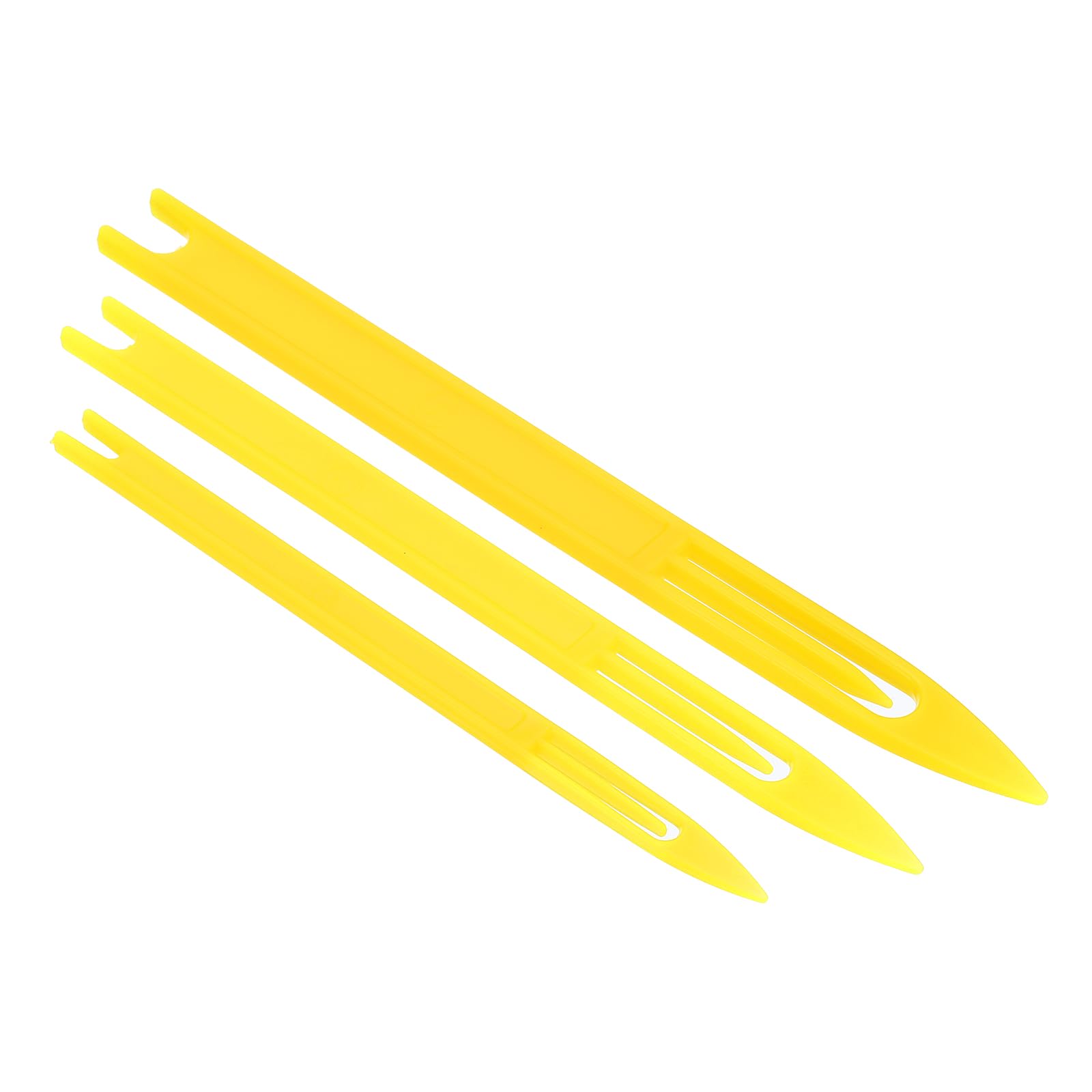 PATIKIL Fishing Net Repair Kit, 9 Pcs Plastic Fishing Net Sewing Needles 1#，3#，5# Fishing Netting Needle Shuttles for Fishing Net Repairing, Yellow