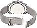 Akribos Omni Mens Dress Watch - Round Radiant Sunburst Dial - Swiss Chronograph Quartz - Stainless Steel Mesh Strap - AK813