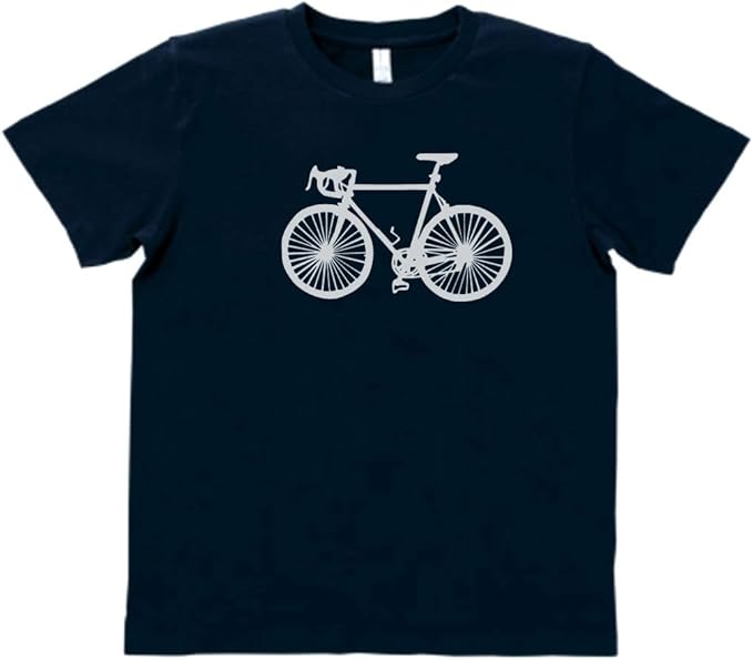 Amazon おもしろ Tシャツ 半袖 ロードバイク 自転車 ネイビー Tシャツ カットソー 通販