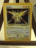 Pokemon Base Set Holofoil Card #16/102 Zapdos