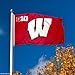 College Flags & Banners Co. UW Badgers Big 10 3x5 Flag