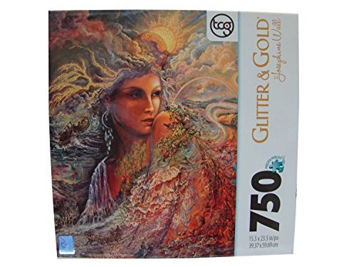 Josephine Wall Glitter & Gold 750 Piece Jigsaw Puzzle: Spirit of the Elements