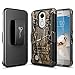 LG Fortune Case, Aristo/Phoenix 3 /Rebel 2 LTE/Risio 2 /K8 2017 /K4 2017, NageBee Built-in Kickstand Full-Body Shockproof Armor Belt Clip Holster Case w/[Tempered Glass Screen Protector] -Camo