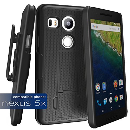 Google nexus 5x shell combo case w/ cliklock belt clip holster - …