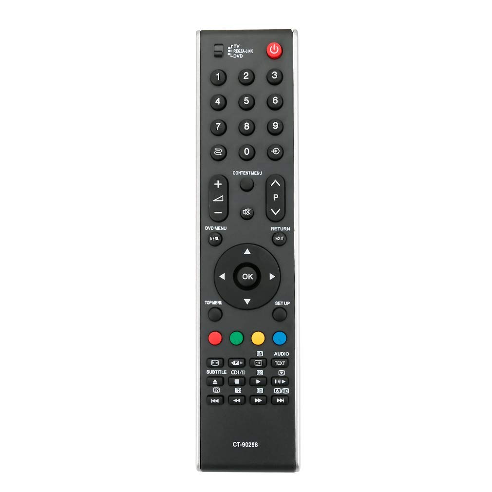 VINABTY CT-90288 CT-90287 CT-90126 CT-90288 CT-90301 Replace Remote Control fit for TOSHIBA LED LCD TV 32CV505DG 32CV504DG 40XF355DG 32XV505DG 32CV504