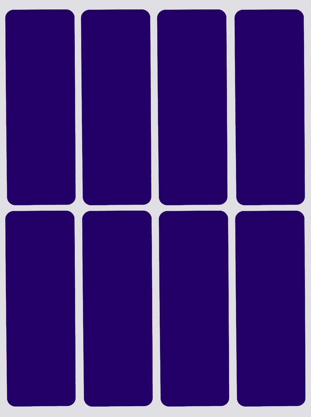 75mm x 25mm Writable Rectangular Labels Royal Blue Color Sticky Label Tag Stickers to Write for Home, Office, and School Projects, 120-Pack by Royal Green