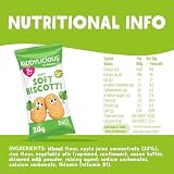 Kiddylicious Apple Biscotti 6 Packs 6 x 6 for 7+ Months Baby Snacks view 3