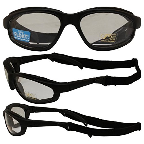 Freedom Padded Motorcycle Sunglasses By Pacific Coast Clear Lens