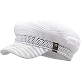 Newsboy Hats for Women Mesh Gatsby Cap Summer Chauffeur Plain Beret Hats
