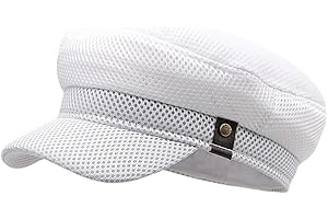 FASHIXD Newsboy Hats for Women Mesh Gatsby Cap Summer Chauffeur Plain Beret Hats