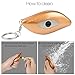 oneisall Wiper Blade Repair Tool Universal Car Windshield Wiper Durable Repair Kit Device with Key Chain Gold