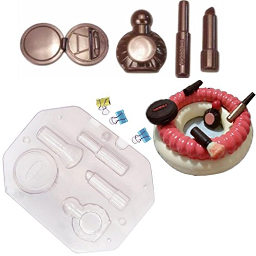 Hunzed Cake Mould, { 3D Cosmetic Chocolate Mold } { DIY Candy Cake Jelly Mold } Kitchen Baking Tool Wedding Decorating