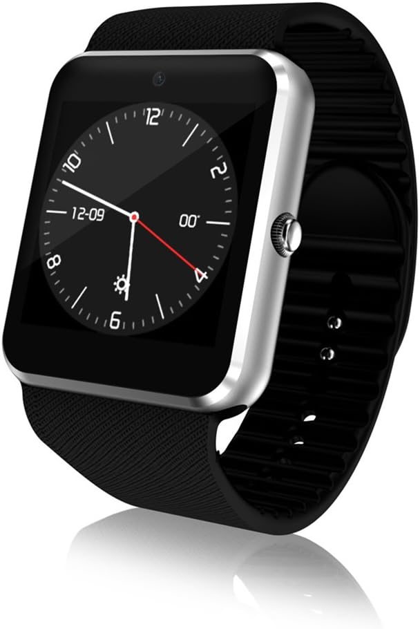 HBWJSH Smart Watch QW09 3G Call Mobile Payment Android System Wifi Fashion Photo Step By Step Movement (Color : Silver)