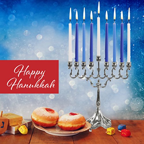 image for Long Chanukah Candles - Standard Size Diameter Fits Most Menorahs - Pr