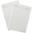 Moterm Lined Refills for A5-Ring Planner- Undated Inserts Set of 2 (8.27 inch x 5.59 inch)