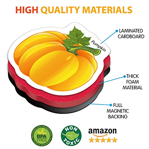 2 Refrigerator+Magnets+kids+FRUITS+VEGGIES