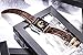 iStrap Alligator Grain Calf Leather Watch Band fit Apple iWatch 42mm Model Brown Deployment Clasp