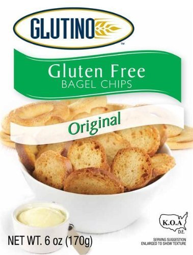 Glutino Gluten Free Bagel Chips Orignal (2 Pack) 6 oz by Glutino