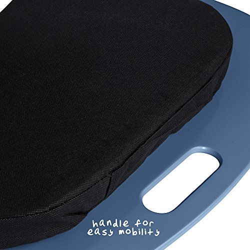 HoneyCanDo TBL06321 Portable Laptop Lap Desk with Handle, Indigo