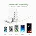 KerrKim 4-Port USB Charger Desktop Charger Charging Station with Phone Holder Double Stand Compatible iPhone X / 8/7 / 6S / 6S Plus, iPad Pro/Air, Samsung Galaxy/Note, LG, Nexus, HTC and More