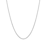 OLARCU 2.5mm/4mm Silver Stainless Steel Wheat Chain