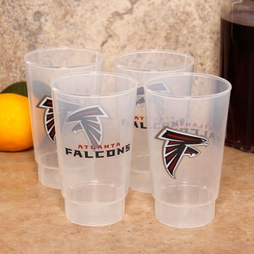 NFL Atlanta Falcons 4-Pack 16oz. Plastic Cups