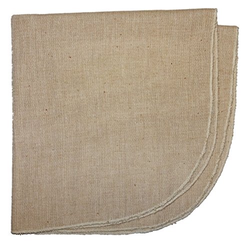 Reusable Organic Cheesecloth - USA Grown ColorGrown Organic Cotton - ALL100% Organic Cotton, GMO-free, Ubleached, Reusable Strainer Cloth!