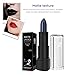 Halloween Black Lipstick, ETEREAUTY Pigmented Matt Lipstick for Theme Parties and Cosplay 4 colors