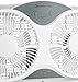 BOVADO USA Twin Window Cooling Fan with Remote Control - Electronically Reversible - Includes Bug Screen & Fabric Cover - Locking Extenders to fit Large Windows (Min. 23.5
