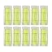 10x Bubble Level Measuring Tools - Level Picture Hanging Level Mark Square Levels for Hand Tools Measuring and Normal Usage - Fluorescent Yellow (10x10x29mm)