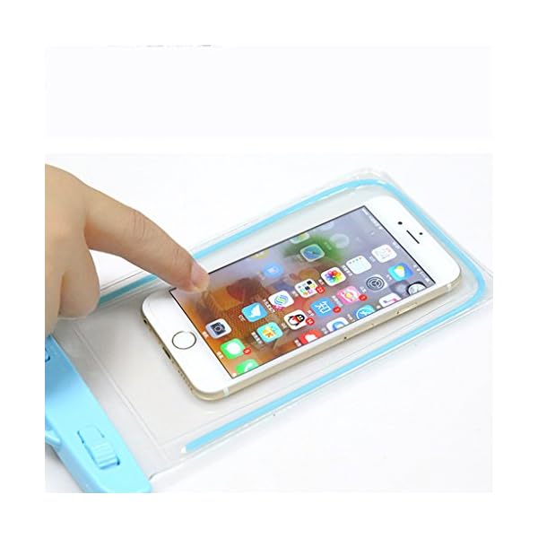1Pack-Blue-Universal-Waterproof-Case-CaseHQ-CellPhone-Dry-Bag-Pouch-for-Apple-iPhone-6S-66S-Plus7-SE-5S-Samsung-Galaxy-S7-S6-Note-5-4-HTC-LG-Sony-Nokia-Motorola-up-to-57-diagonal