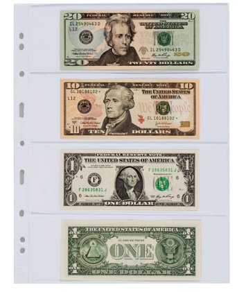 Lighthouse GRANDE 4C Stamp Stock Pages- 5 Pages